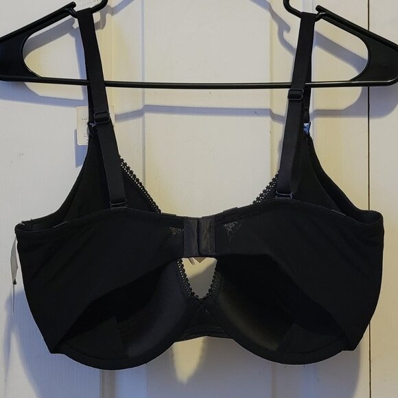 On Gossamer Women Next to Nothing Nursing Bralette, Black, 36DD - Picture 2 of 9